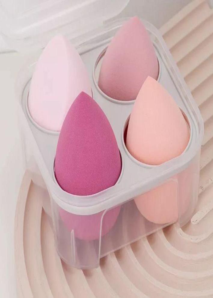 4 шт. косметические яйца двойного использования: инструменты для сухого и влажного макияжа-спонж для пудры, воздушная подушка-не прилипает 