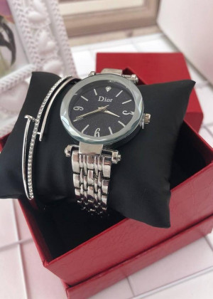 Подарочный набор для женщин часы, браслет + коробка 2104990